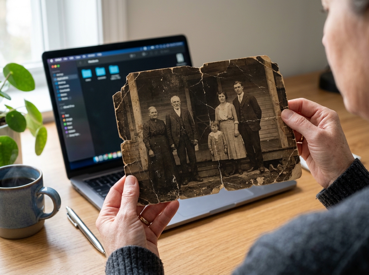 Upload restoration example